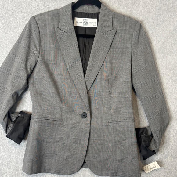 HIPCHIK COUTURE Rhinestone Snake Blazer Statement Jacket Indie Sleeze Made USA - Picture 2 of 12